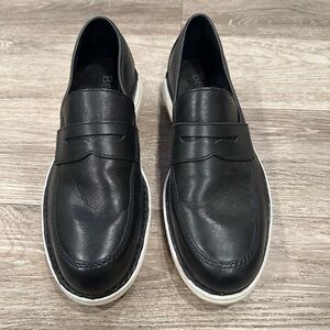 Born Black Leather Men's Slip-On loafers